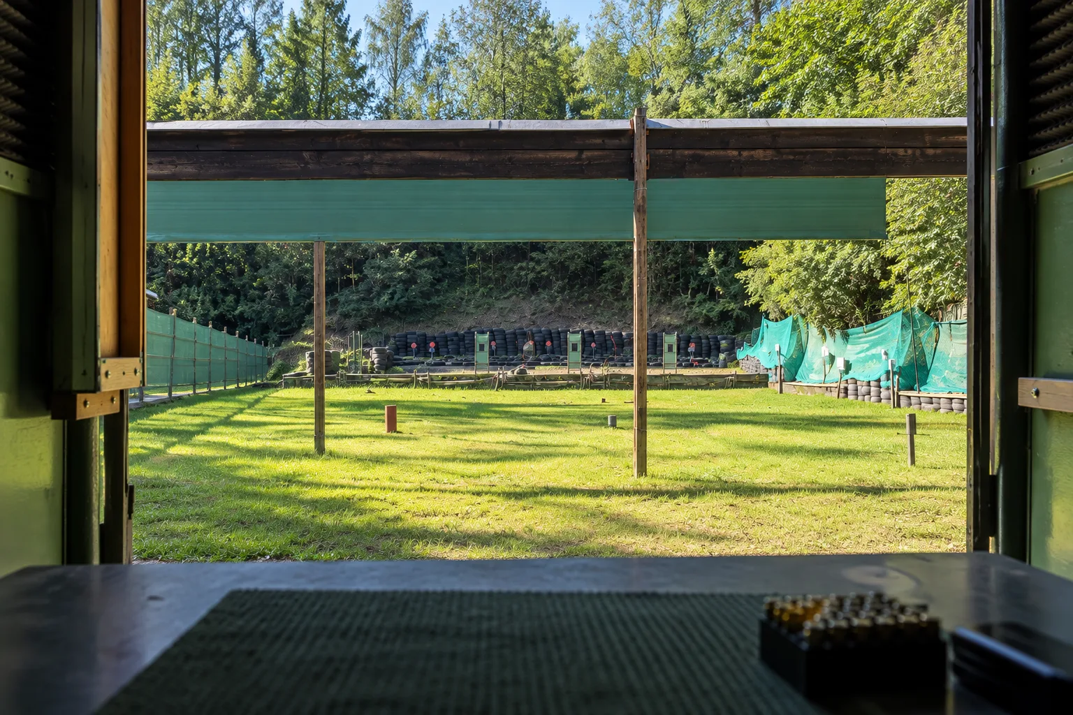 Střelnice Temenice v Šumperku – střelecká stanoviště